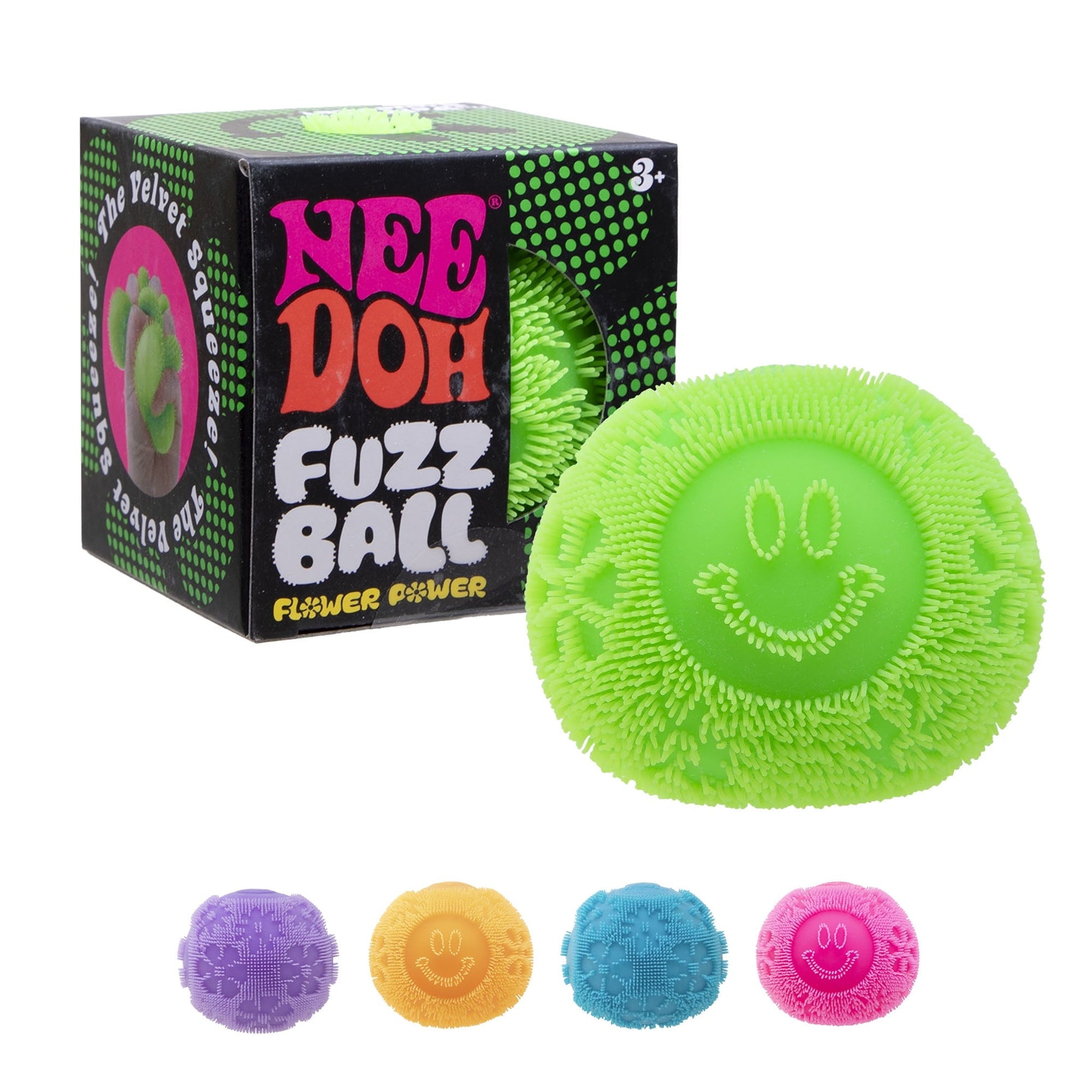 NeeDoh Fuzz Ball Flower Power product image
